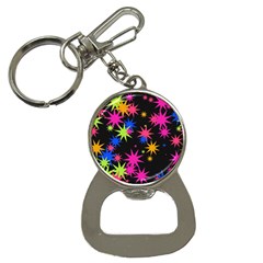 Colorful Stars Pattern Bottle Opener Key Chain