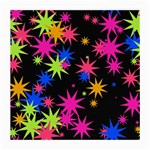 Colorful stars pattern Medium Glasses Cloth Front