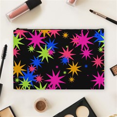 Colorful Stars Pattern Cosmetic Bag (large)