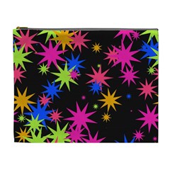 Colorful Stars Pattern Cosmetic Bag (xl)