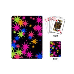 Colorful Stars Pattern Playing Cards (mini)