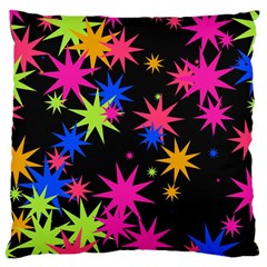 Colorful Stars Pattern Large Cushion Case (two Sides)