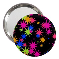 Colorful Stars Pattern 3  Handbag Mirror