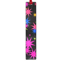 Colorful Stars Pattern Large Book Mark