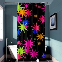 Colorful Stars Pattern	shower Curtain 36  X 72 