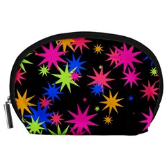 Colorful Stars Pattern Accessory Pouch