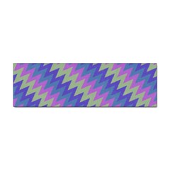 Diagonal Chevron Pattern Sticker (bumper) by LalyLauraFLM