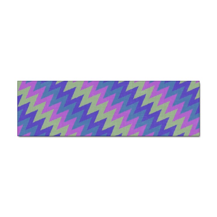 Diagonal chevron pattern Sticker (Bumper)