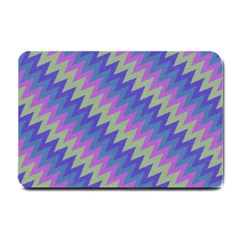 Diagonal Chevron Pattern Small Doormat