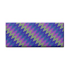 Diagonal Chevron Pattern Hand Towel