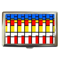 Colorful Rectangles Pattern Cigarette Money Case