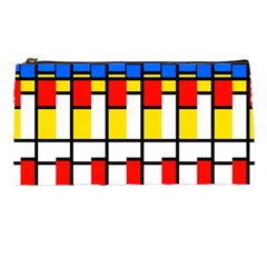 Colorful Rectangles Pattern Pencil Case