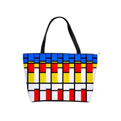 Colorful Rectangles Pattern Classic Shoulder Handbag