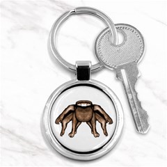 Fantasty Dark Alien Monster Key Chain (round) by dflcprints