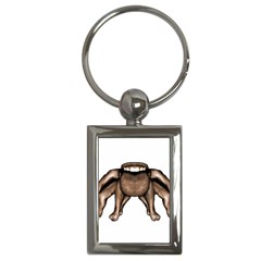 Fantasty Dark Alien Monster Key Chain (rectangle)