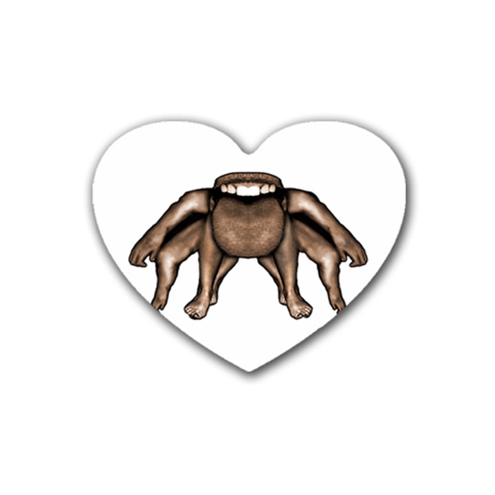 Fantasty Dark Alien Monster Drink Coasters (Heart)