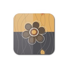 Floral Design Drink Coaster (square) by EveStock