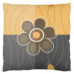 Floral Design Standard Flano Cushion Case (two Sides) by EveStock