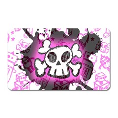 Cartoon Skull  Magnet (rectangular)