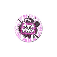 Cartoon Skull  Golf Ball Marker