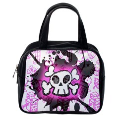 Cartoon Skull  Classic Handbag (one Side)