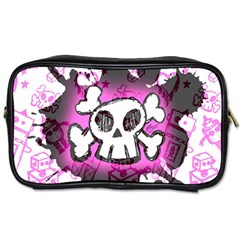 Cartoon Skull  Travel Toiletry Bag (two Sides)