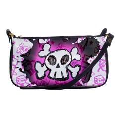 Cartoon Skull  Evening Bag by ArtistRoseanneJones