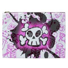 Cartoon Skull  Cosmetic Bag (xxl)