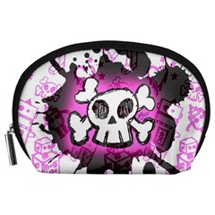 Cartoon Skull  Accessory Pouch (large)