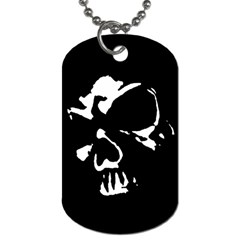 Gothic Skull Dog Tag (one Sided)