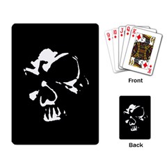 Gothic Skull Playing Cards Single Design