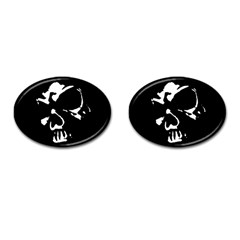 Gothic Skull Cufflinks (oval)