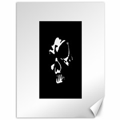 Gothic Skull Canvas 36  X 48  (unframed) by ArtistRoseanneJones