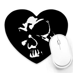 Gothic Skull Mouse Pad (heart)