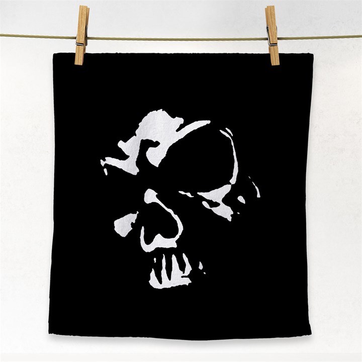 Gothic Skull Face Towel