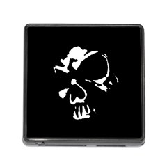 Gothic Skull Memory Card Reader With Storage (square)