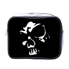 Gothic Skull Mini Travel Toiletry Bag (one Side)