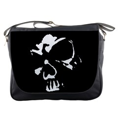 Gothic Skull Messenger Bag by ArtistRoseanneJones