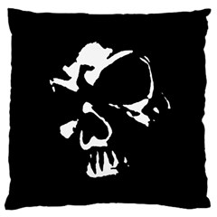 Gothic Skull Large Cushion Case (single Sided)  by ArtistRoseanneJones