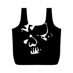 Gothic Skull Reusable Bag (m) by ArtistRoseanneJones