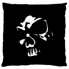 Gothic Skull Large Flano Cushion Case (two Sides) by ArtistRoseanneJones