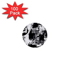 Grunge Skull 1  Mini Button (100 Pack)