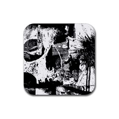 Grunge Skull Drink Coaster (square)