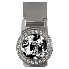 Grunge Skull Money Clip (cz)