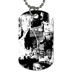 Grunge Skull Dog Tag (two-sided)  by ArtistRoseanneJones