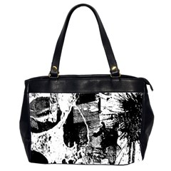 Grunge Skull Oversize Office Handbag (two Sides)