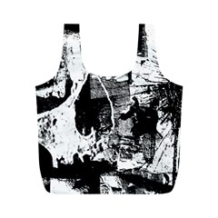 Grunge Skull Reusable Bag (m) by ArtistRoseanneJones