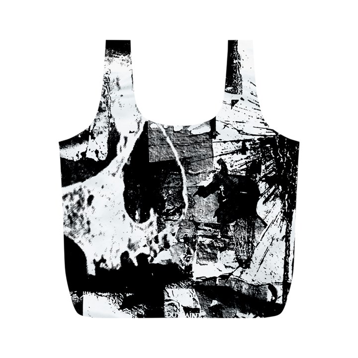 Grunge Skull Reusable Bag (M)