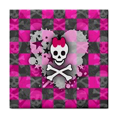 Princess Skull Heart Ceramic Tile