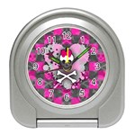 Princess Skull Heart Desk Alarm Clock Front